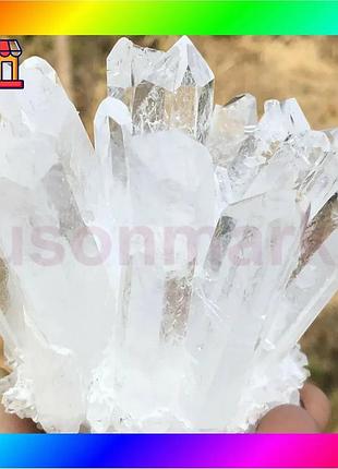 Bs натуральний камінь білого best mix кварцу white quartz 100 г — природний мінерал для медитації, кол bas77/n