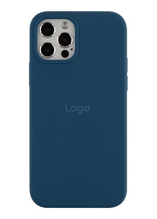 Чохол silicone case (aa) для iphone 12/ iphone 12 pro navy blue
