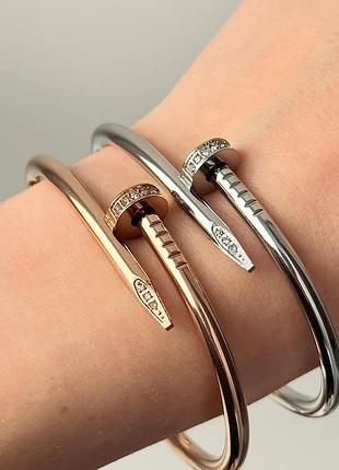 Браслет цвях гвоздик медична сталь ювелірна сталь  stainless steel