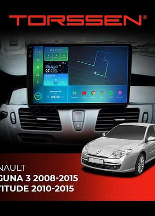 Torssen штатна магнітола torssen 2k renault laguna 3 08-15 latitude 10-15 fl10 4+64gb 4g carplay dsp