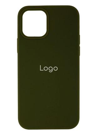 Чехол silicone case (aa) для iphone 12/ iphone 12 pro cyprus green