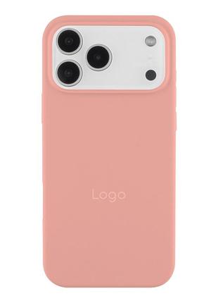 Чохол silicone case full size (aa) appleiphone17 pro max панель-накладка для телефону айфон 17 pro max pink
