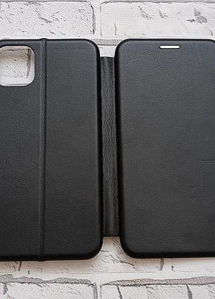 Чехол-книжка из эко кожи для iphone 11, черный, флип кейс с магнитом