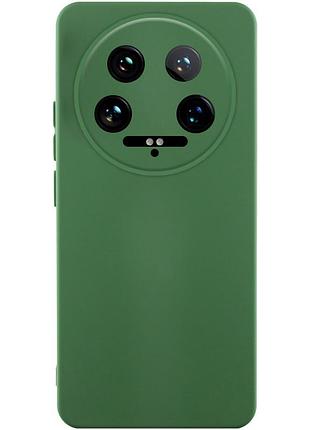 Чехол silicone cover ummi lakshmi full camera (aa) для xiaomi 14 ultra зеленый / dark green