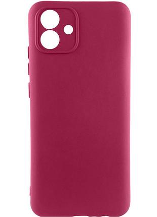 Чехол silicone cover ummi lakshmi full camera (aa) для samsung galaxy a04e бордовый / marsala