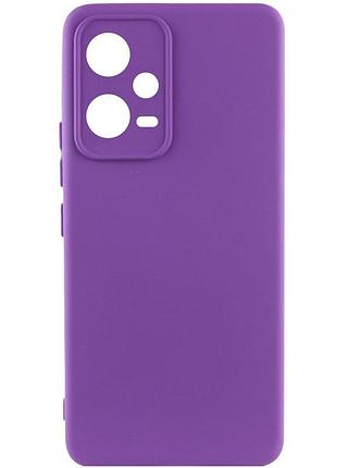 Чехол silicone cover ummi lakshmi full camera (aa) для xiaomi poco x5 5g / note 12 5g фиолетовый / purple