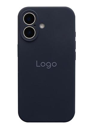 Чохол silicone case full size with frame appleiphone 17 панель-накладка для телефону айфон 17 dark blue