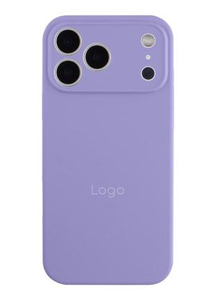 Чохол silicone case full size with frame appleiphone17 pro панель-накладка для телефону айфон 17 про elegant purple