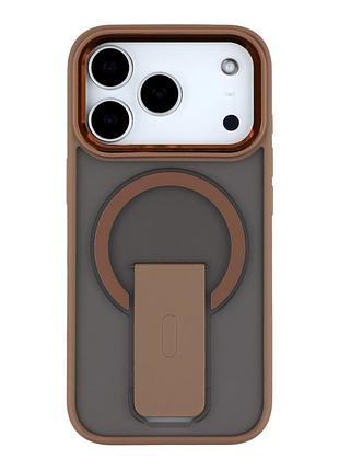 Чохол з підставкою flexguard tpu pc magnetic для iphone17 pro max desert