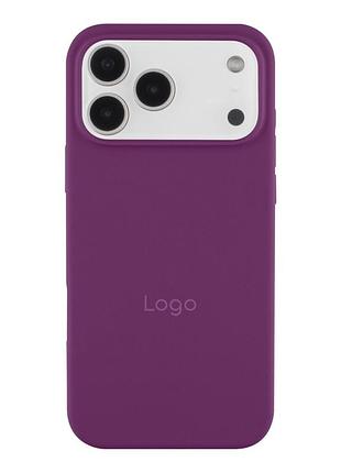 Чехол silicone case full size (aa) appleiphone17 pro max панель-накладка для телефона айфон 17 pro max grape