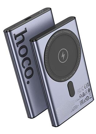 Умб power bank hoco q32 bird pd20w магнітна бездротова зарядка для iphone з технологією magsafe (12 і новіші) 5000mah metallic