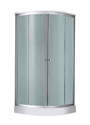Душевой бокс lidz tani sb100x100.sat.low.fr, стекло frost 4 мм