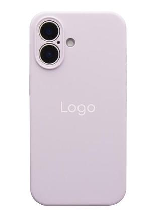 Чехол silicone case full size with frame appleiphone17 панель-накладка для телефона айфон 17 lilac purple