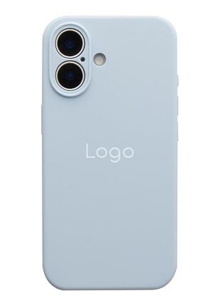 Чехол silicone case full size with frame appleiphone17 панель-накладка для телефона айфон 17 lilac