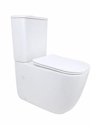 Унитаз напольный qtap aquarius ultra quiet 620×355×790 мм с сиденьем soft-close, white qtaqaw27w49262