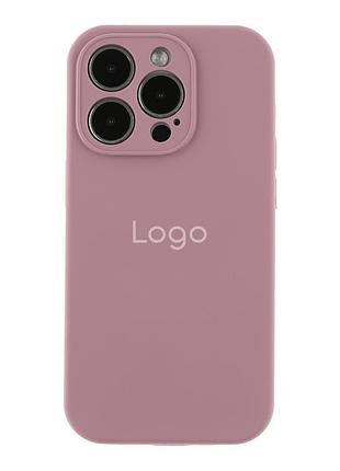 Чохол silicone case full із захистом камери для iphone 14 pro blackcurrant