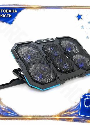 Dm підставка під ноутбук специфікація 2.2 icecoorel з вентиляторами для охолодження 14-18 дюймів регул spe|lz