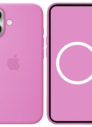 Чохол silicone case (aaa) with magsafe and animation для apple iphone 17 (6.3") electric lavender