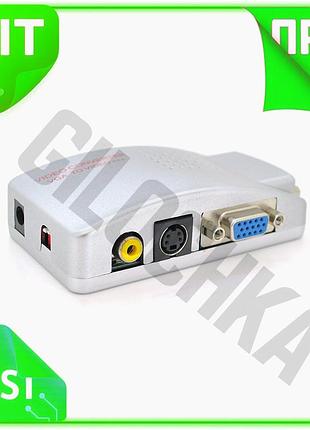 Ve конвертер vga на vga new version s-video rca для подключения к телевизору видеопреобразователь для n6w_ver