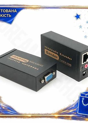 Dm активний подовжувач vga специфікація 2.2 100м voltronic по кручений парі rj-45 для передачі сигналу spe|lz