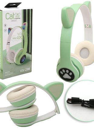 Наушники blutooth ушки catear viv-23, зеленые