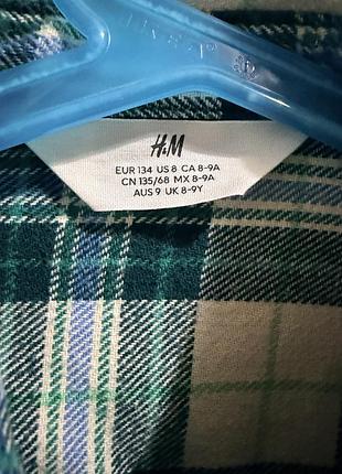 Сорочка фланелева h&m 4