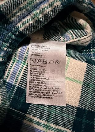 Сорочка фланелева h&m 5