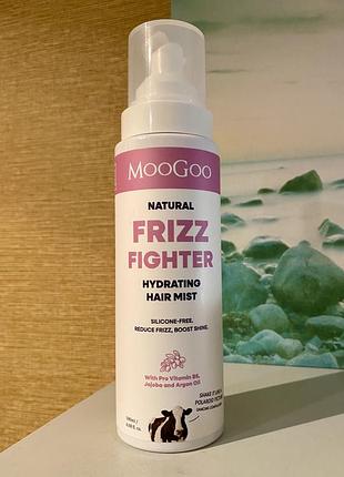 Австралія органіка moogoo natural frizz fighter hydrating hair mist зволожуючий спрей для волосся від пухнасті та для блиску