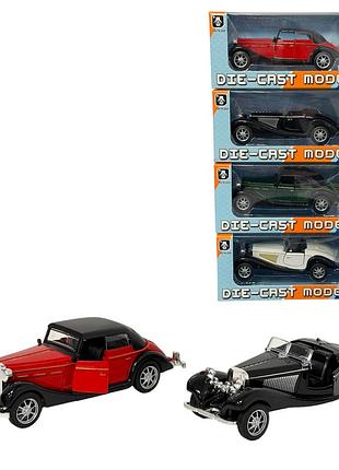 Машина "die*cast" ретро, 4 кольора,у коробці