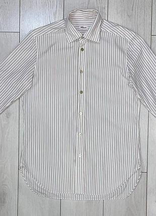 Мужская хлопковая рубашка kiton napoli made in italy size m-l