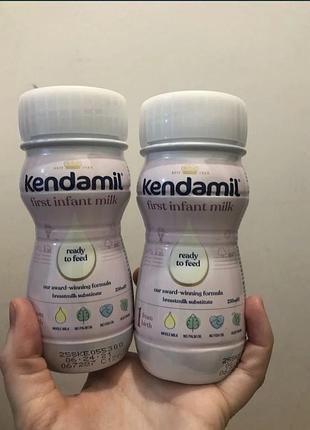 Дитяча молочна суміш kendamil ready to eat classic 1 2 рідка 250 мл рідка жидкая смесь