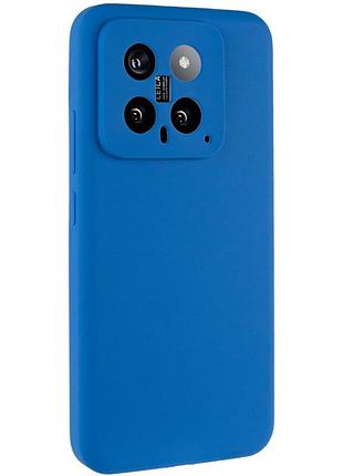 Чехол silicone cover ummi lakshmi full camera (aa) для xiaomi 14 синий / navy blue