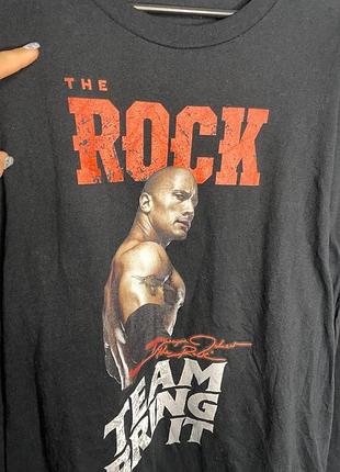 Wwe wwf лонгслів чоловічий the rock 4