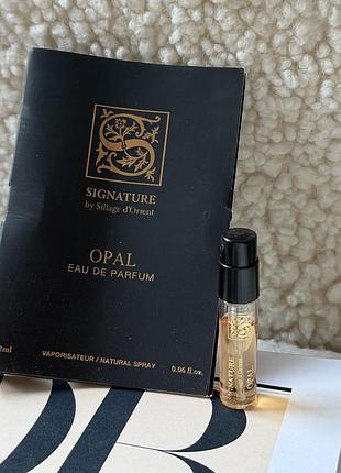 Оригинальный пробник opal signature