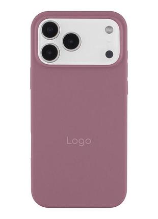 Силиконовый чехол с закрытым низом apple iphone 17 pro max silicon case #62 lilac pride