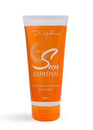 Сонцезахисний крем dr. yudina sun control spf 50 200 мл