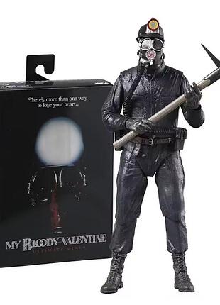 Фигурка my bloody valentine ultimate miner neca / коллекционная хоррор action figure шахтер мой кровавый валентин 18 см / фигурка