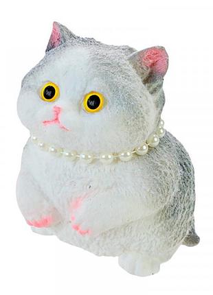 Антистресс таба котик 14 см c2871_gray