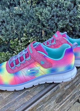 Skechers оригінальні яскраві комфортні кросівки 24см.