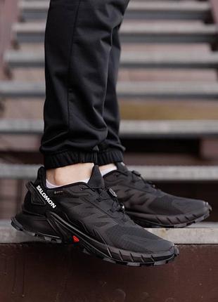 Кросівки salomon supercross 4 gore-tex black
