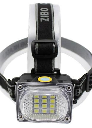 Налобный фонарь 6659a, 5 вт, 200 лм, аккумуляторный, с usb-зарядкой, фонарик на голову