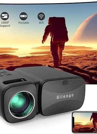Міні проектор giaomar c11 wifi bluetooth 1080p домашній портативний проєктор для фільмів