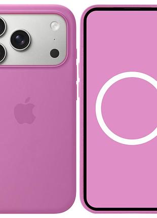 Чохол silicone case (aaa) with magsafe and animation для apple iphone 17 pro max (6.9") electric lavender