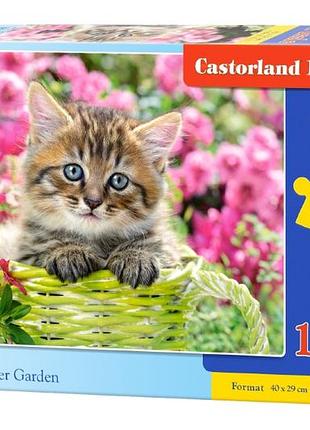 Пазлы котенок 100 элементов castorland пазл котенок в саду для детей 6 плюс картонные 40x29
