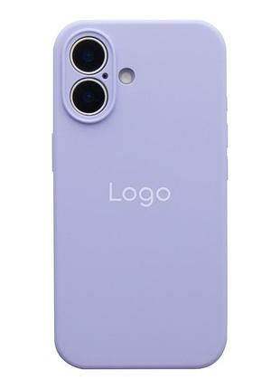 Чохол silicone case full size with frame для iphone 17 39.elegant purple