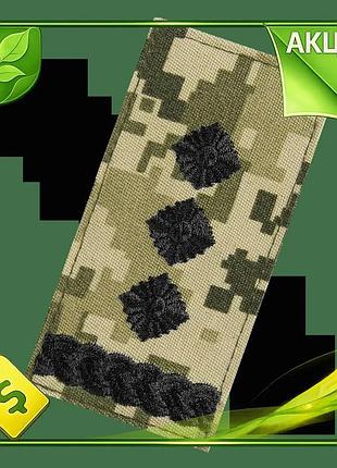 Погон/липучка camotec зсу полковник