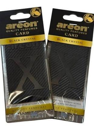 Освежитель воздуха areon x card black crystal