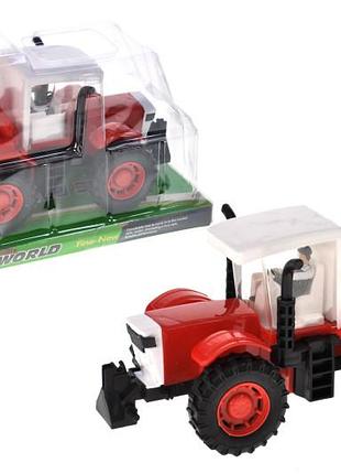 Трактор 3368-1 инерционный, в колпаке р.26,5x12x15,5 см yg toys