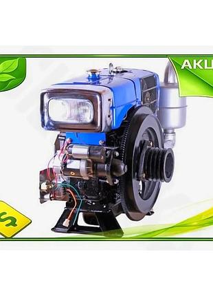 Двигатель zh1110n tt agro moto (21 л.с.) с электростартером