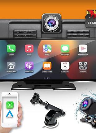 Бездротовий автомобільний carplay/android auto екран